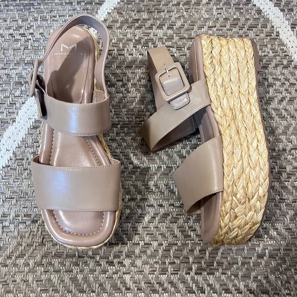 Marc Fisher Espadrille Platform sandal sz 10 - Picture 1 of 4